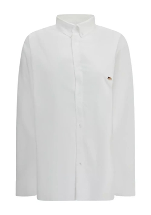 Fiorucci patch button shirt - White