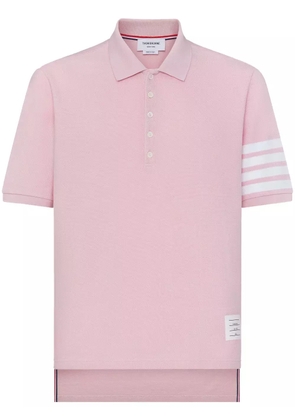 Thom Browne three-stripe polo shirt - Pink