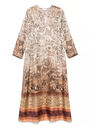 Pierre-Louis Mascia Cialda midi dress - Neutrals