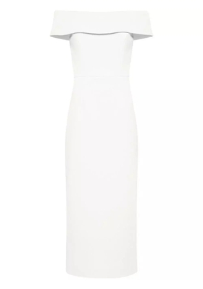 Rebecca Vallance Amore off-shoulder midi dress - White