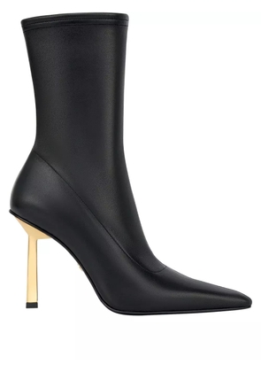 POTAMY leather ankle boots - Black