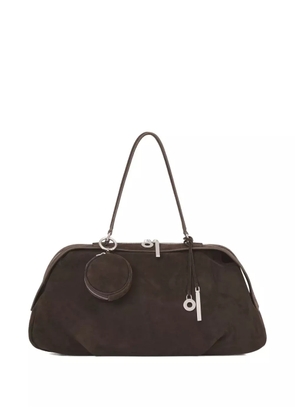POTAMY Teckel suede tote bag - Brown