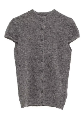 Paloma Wool buttoned short-sleeve sweater - Grey