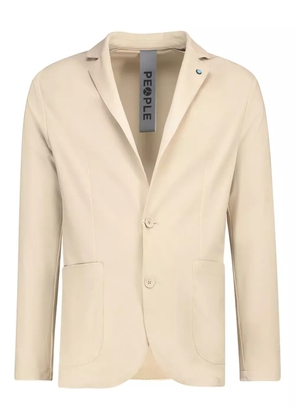 People Of Shibuya button-fastening blazer - Neutrals