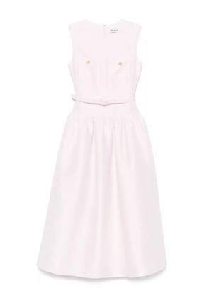 Self-Portrait taffeta midi dress - Pink