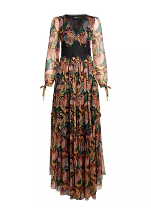 ETRO paisley-print dress - Black