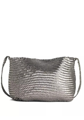 DRAGON DIFFUSION leather shoulder bag - Silver