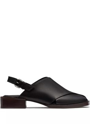 LEMAIRE Cross sandals - Black