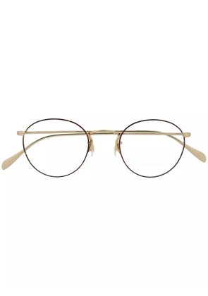 Oliver Peoples Coleridge round glasses - Brown