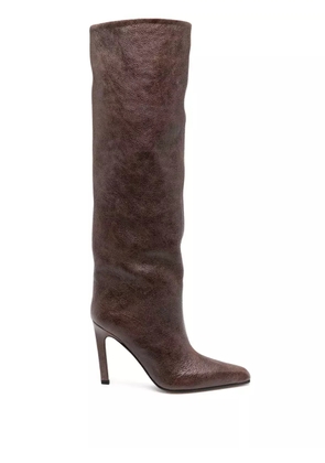 Paris Texas Jude 100mm knee-high boots - Brown