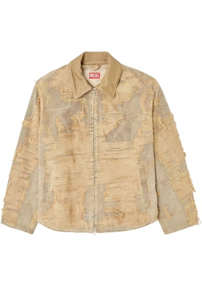 Diesel D-IVAR-FSG denim jacket - Neutrals