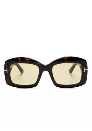 TOM FORD Eyewear square-frame sunglasses - Brown
