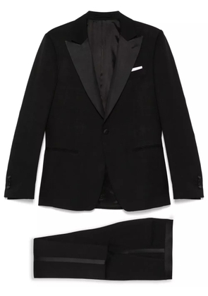 Lardini satin-trim suit - Black