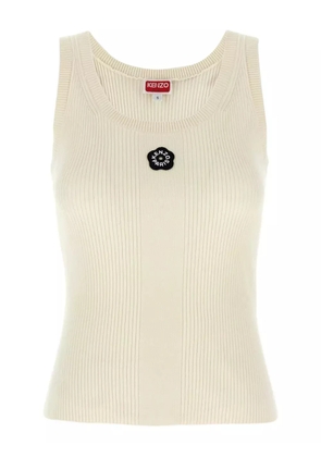 Kenzo Boke Flower 2.0 ribbed top - White