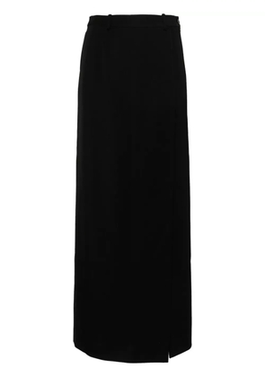 Balenciaga slit tailored maxi skirt - Black