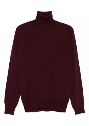 Paolo Pecora turtleneck wool sweater - Purple