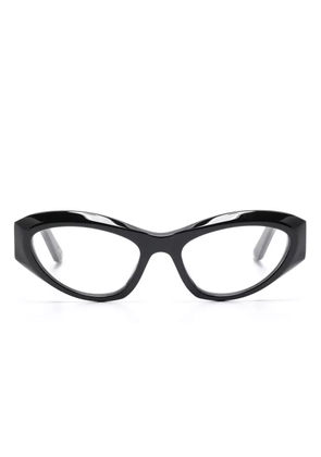 Balenciaga Eyewear logo-print glasses - Black