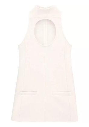 Courrèges Circle cutout minidress - Neutrals