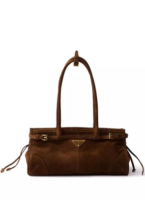 Prada medium Bonnie tote bag - Brown