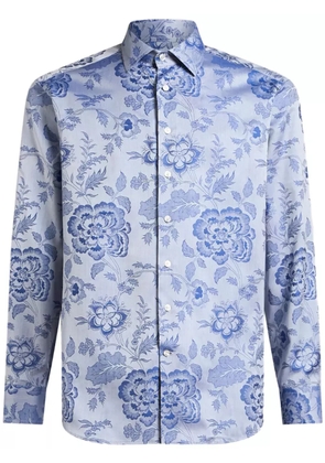 ETRO floral-print shirt - Blue