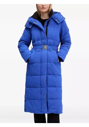 Desigual hooded-neckline padded coat - Blue