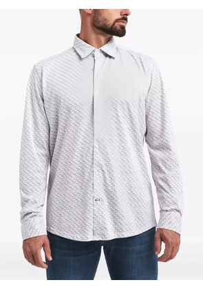 Joop! logo-print long-sleeve shirt - White