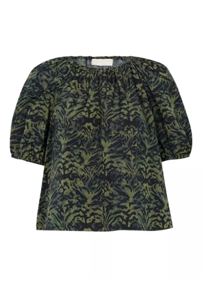 Ulla Johnson Talie short-sleeve blouse - Green