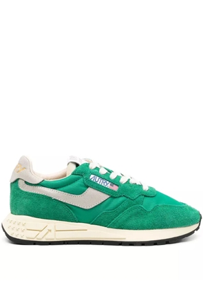 Autry Reelwind panelled suede sneakers - Green