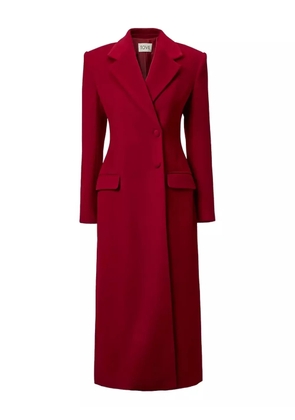 TOVE Vonnie notched-lapels coat - Red
