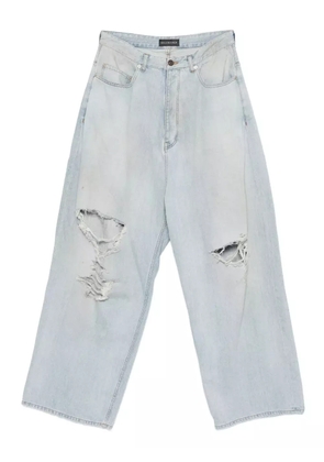 Balenciaga ripped-detailing jeans - Blue