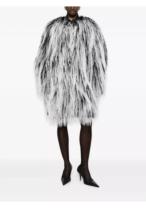 Sportmax Runway faux-fur coat - White