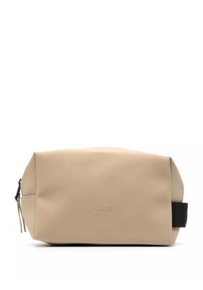 Rains zip-up wash bag - Neutrals