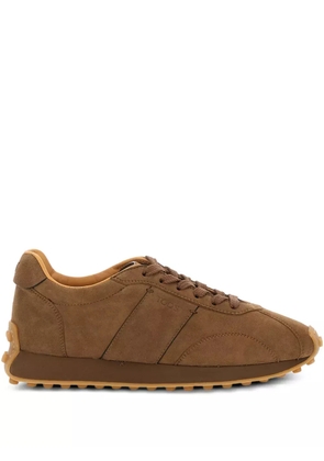 Tod's suede lace-up sneakers - Brown