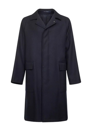 Tagliatore flap-pocket coat - Blue
