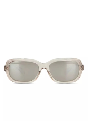 Moncler Eyewear Suntrap rectangle-frame sunglasses - Neutrals