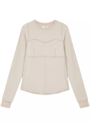 TOMBOY seam detailing t-shirt - Neutrals