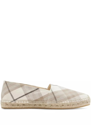 Burberry Check Mews espadrilles - Neutrals