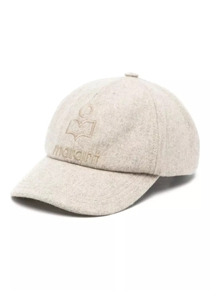 ISABEL MARANT Tyron embroidered-logo cap - Neutrals