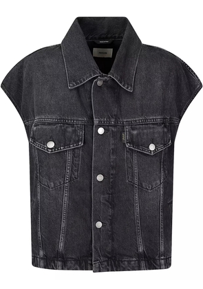 Haikure Gail Mid denim jacket - Black