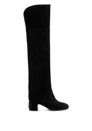 Casadei Muni Nomad 50MM over-the-knee boots - Black