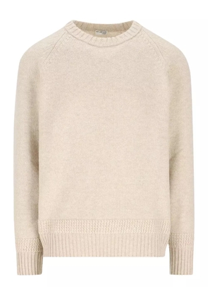 Fay elbow-patch jumper - Neutrals