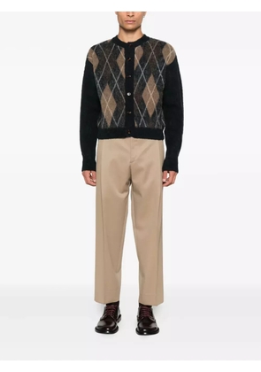 Briglia 1949 pleated wool trousers - Neutrals