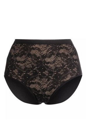 Marlies Dekkers Taboo floral-lace high-waist briefs - Black