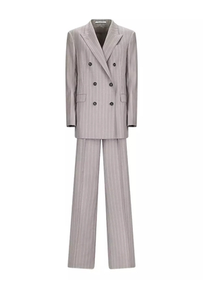 Tagliatore pinstripe double-breasted blazer - Grey