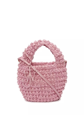 JW Anderson Popcorn interwoven basket - Pink
