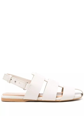 JW Anderson Slingback Fisherman leather sandals - Neutrals