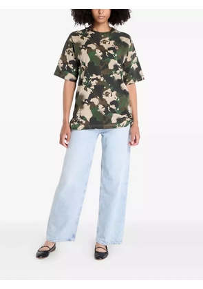 A BATHING APE® camo ape head one point T-shirt - Green