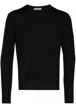 Canali fine-knit sweater - Black