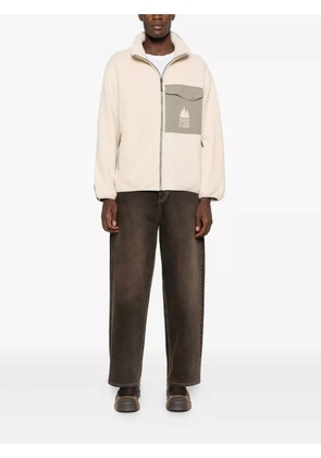 Maison Kitsuné zip-fastening chest-pocket jacket - Neutrals