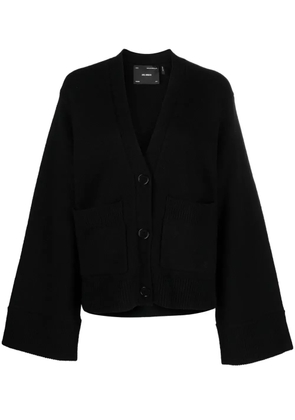 Axel Arigato Memory boxy-fit wool cardigan - Black